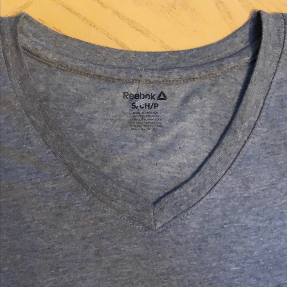 Gray Reebok v neck - Picture 2 of 3